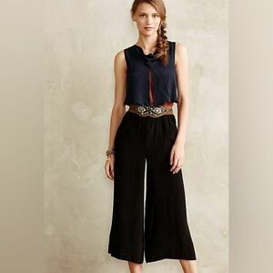 Corey Lynn Calter Navy and Black Wide Leg Jumpsuit